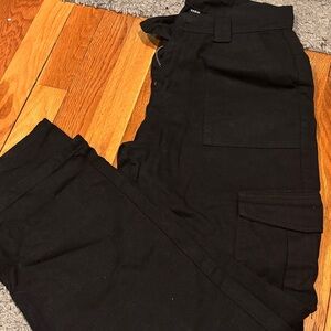 Black Cargo Pants